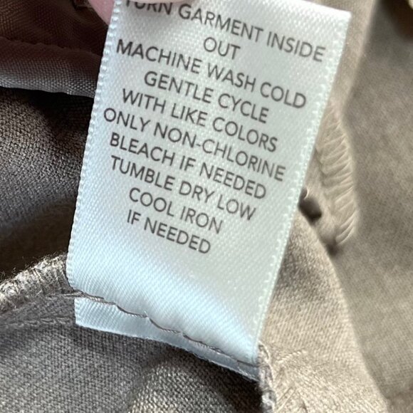 Christopher & Banks Comfort Waist Pants Womans Size 12 Tan New - Picture 8 of 10